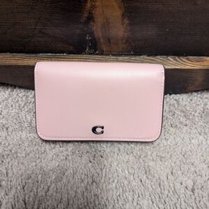 Coach Slim Card Case in Carnation